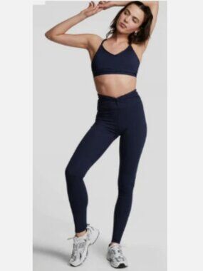 5/$25 - Victoria's Secret PINK Cotton Twist Waist Full Length Leggings